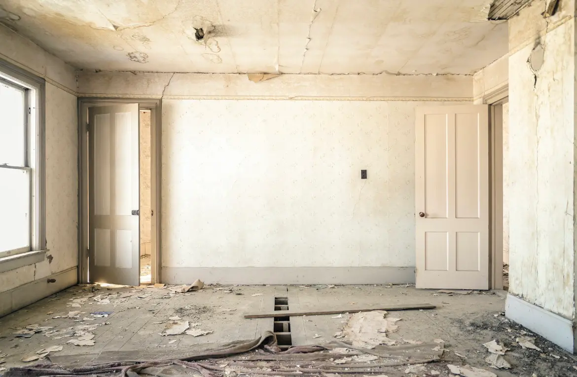 Waste disposal crew managing a cleanout project in Newnan